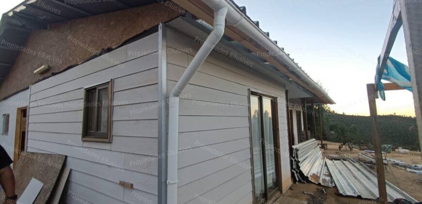 Se vende parcela de 5.000 m² con casa de 100 m² en el sector de Cajón de Lebu, cercana a Fuerte Aguayo, Viña del Mar.