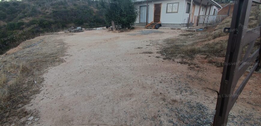 Se vende parcela de 5.000 m² con casa de 100 m² en el sector de Cajón de Lebu, cercana a Fuerte Aguayo, Viña del Mar.
