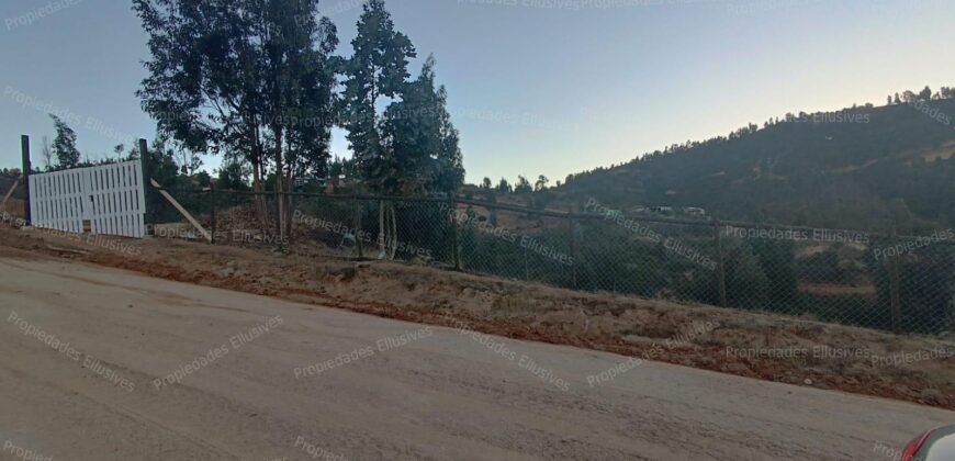 Se vende parcela de 5.000 m² con casa de 100 m² en el sector de Cajón de Lebu, cercana a Fuerte Aguayo, Viña del Mar.