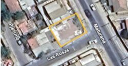 Se vende propiedad de 208 m² – Villa Alemana, esquina entre Avenida Maturana y Calle Las Rosas.